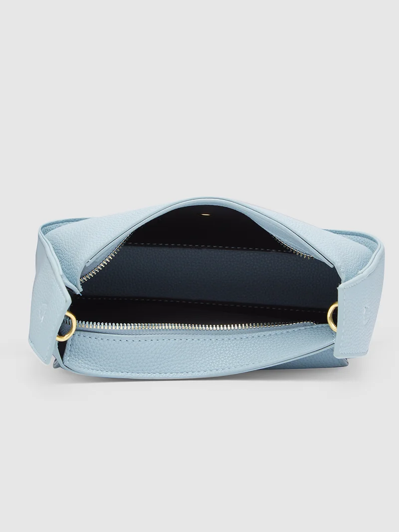 globus  Globus Women Blue Textured Handheld Bag  | Best Price UAE